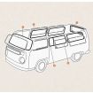 German quality deluxe window seal kit not inc chrome inserts