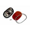 German quality complete rear light unit orange & red OEM logo lens with stainless chrome ring