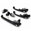 Complete lock & handle set with ignition on one set of keys t25