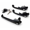 Complete lock & handle set on one set of keys t25