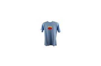 Badfish Baby blue Multi beetle T Shirt. Size Medium