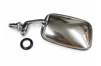 Door mounted mirror with stainless head Beetle Left