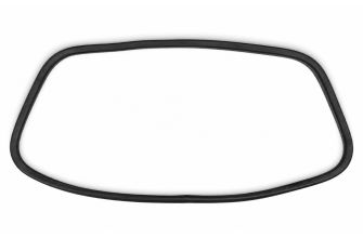 German quality windscreen seal with groove for C profile trim