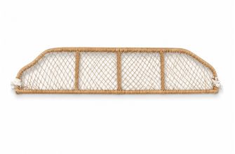 Bamboo parcel shelf with fixings 