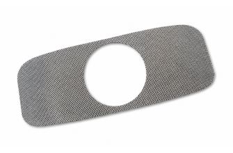 German quality oval dash grill mesh with hole for clock