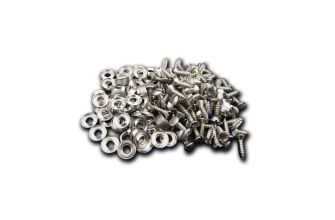 German quality stainless steel screw & cup set x 60