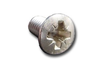 Stainless steel mounting screw flat cross head counter sunk