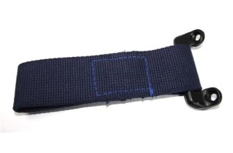 German quality short check strap & bracket blue Bus