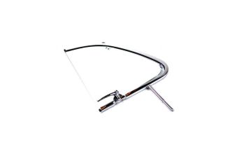 German quality chrome 1/4 light frame complete Left 56-64