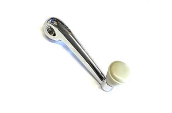 German quality window winder handle with Silver beige knob