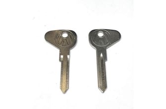 M code key blank with logo
