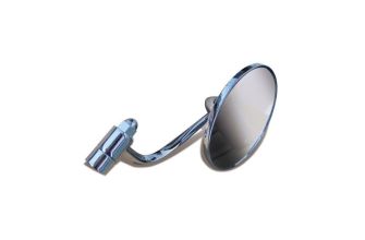 Chrome 101 style hinge mount door mirror short arm Right