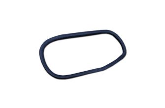 Oval rear window seal