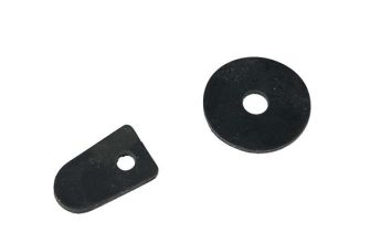 Flat bonnet handle gasket set black