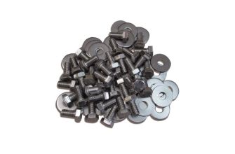 Stainless steel wing bolt and washer fitting kit for 1 wing