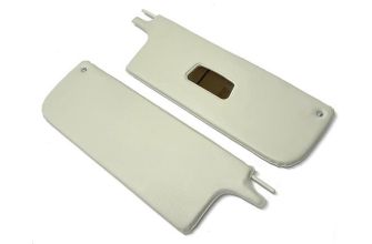 Convertible sunvisors in off white