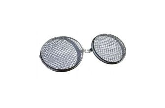 Vintage style mesh headlight grilles