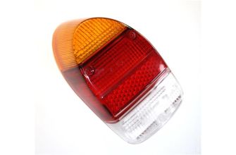 German quality tombstone lens hella marked orange red & clear