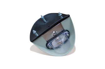 Complete popes nose number plate light unit Beetle