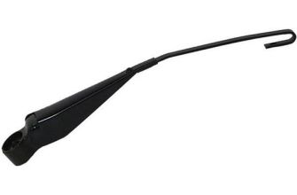 Wiper arm to take domed plastic cap in black Right