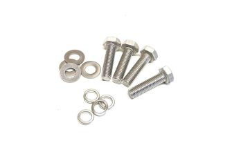 Stainless steel bumper iron to body fitting kit for both bumper irons 52-8/67