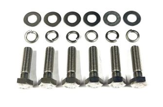 Stainless steel bumper iron to body fitting kit for both irons