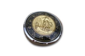 St Christopher horn button for banjo steering wheel