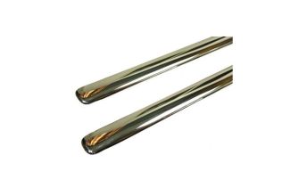 German quality stainless steel running board chrome mouldings 33mm