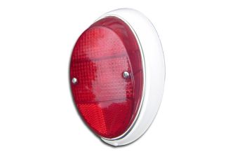 Complete rear light unit with red lens Right