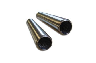 German quality Stainless steel tailpipes 265mm