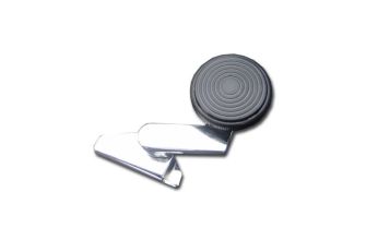 Convertible 1/4 light catch with black knob Right 6/67-79