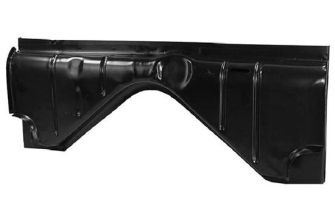 Dual skinned cross panel short