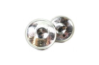 Pair of USA spec semi sealed beam unit RHD sold as a pair