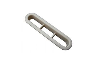 German quality rear window defroster vent trim cream 72-77