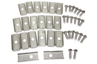 German quality stainless steel floor pan to body mount kit