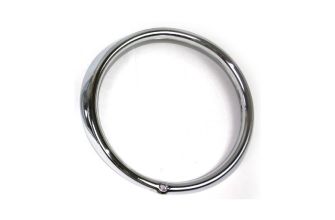 German quality chrome headlamp rim single hole