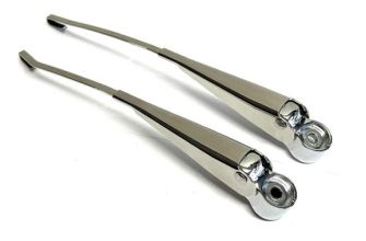 German quality chrome wiper arms plastic cap style convertible Beetle