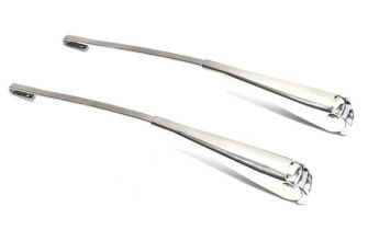 German quality chrome wiper arms grub screw style Beetle