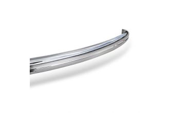 German quality grooved rear bumper in Original chrome Beetle -9/52