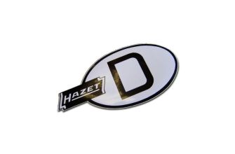 D Hazet white and black sticker
