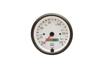 VDO Speedo 80mm 120MPH White cockpit Style 85MM