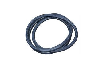 Rear window seal without  groove for insert