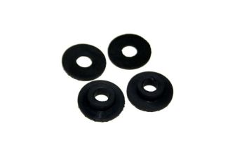 Gasket set for pop out latch to glass for both windows