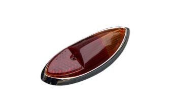 German quality tail light lens amber and red with Hella logo