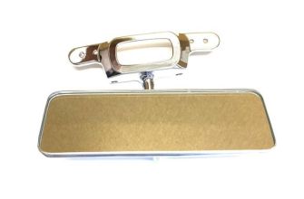 German quality interior rear view mirror with hole for interior light Ghia