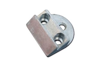 Cab door strike plate Bus