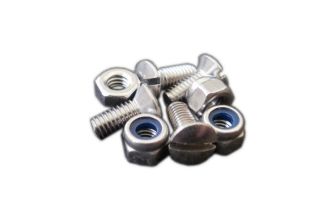 Stainless steel catch plate fixing bolts for both plates
