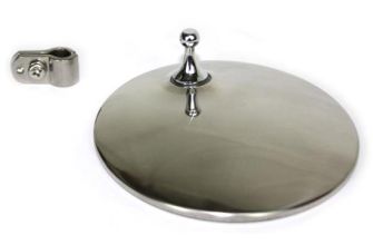 Round Stainless steel mirror & clamp Bus