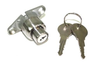 German quality push button tailgate lock with 2 T code keys