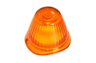 German quality orange bullet indicator lens with OEM markings